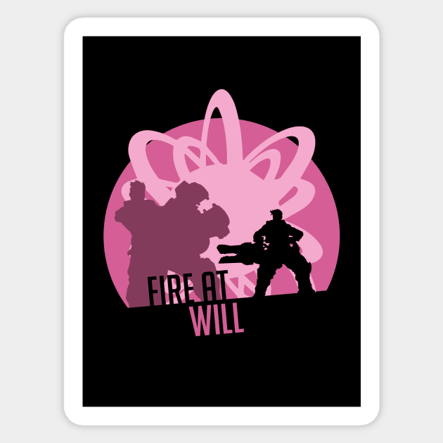 Overwatch - Zarya - Graviton Surge Sticker by alcateiaart